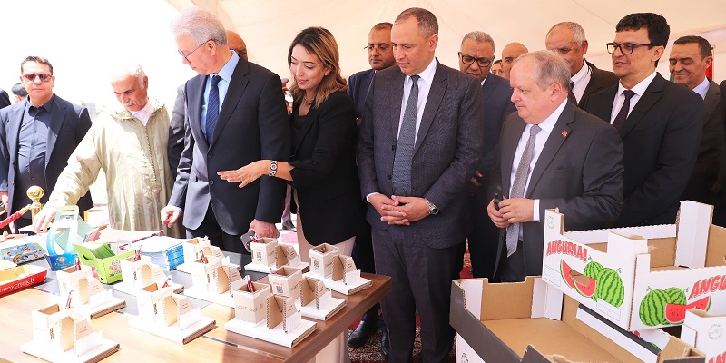  شركة إيطالية تضع الحجر الأساس لبناء وحدة لإنتاج ورق التغليف والتعليب بإقليم الرحامنة 