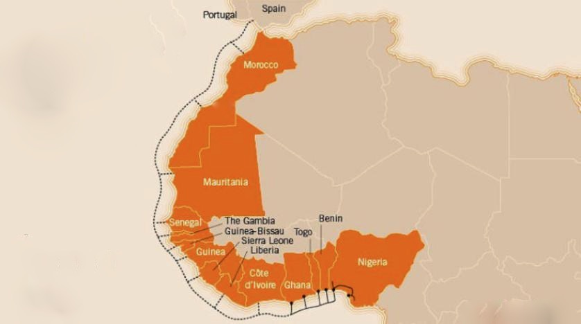  12,5 مليار دولار لكل منهما.. اتفاق بين شركة النفط النيجيرية والمكتب الوطني للهيدروكاربورات لتمويل خط الغاز نيجيريا المغرب 