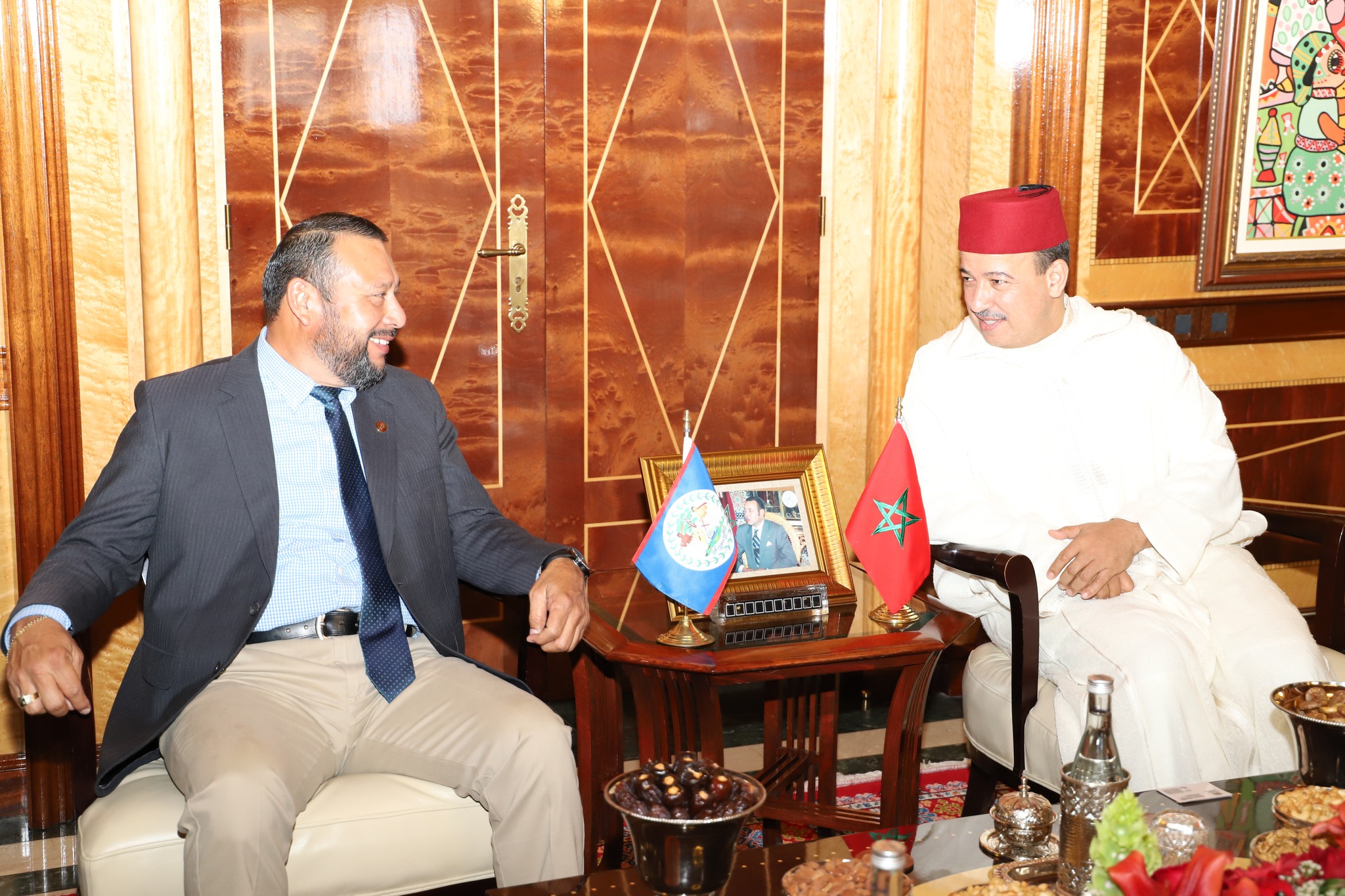  ميارة يستقبل وزير الفلاحة لدولة بليز خلال مشاركته في معرض مكناس.. وقضية الصحراء على طاولة النقاش 