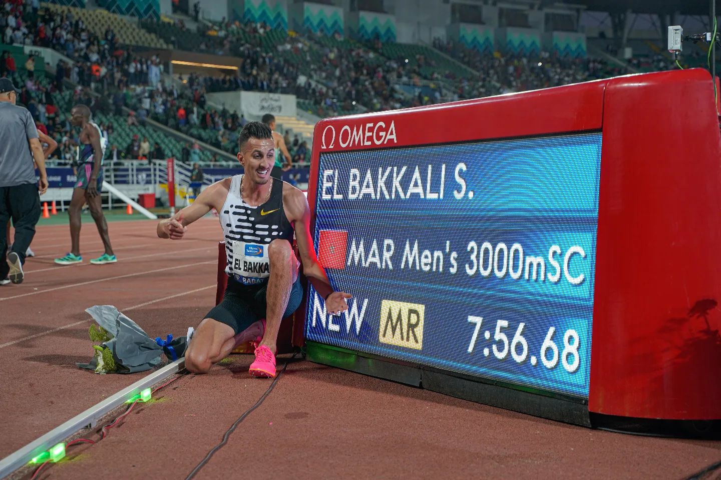  المغربي سفيان البقالي يفوز بسباق 3000م موانع بالملتقى الدولي محمد السادس لألعاب القوى 