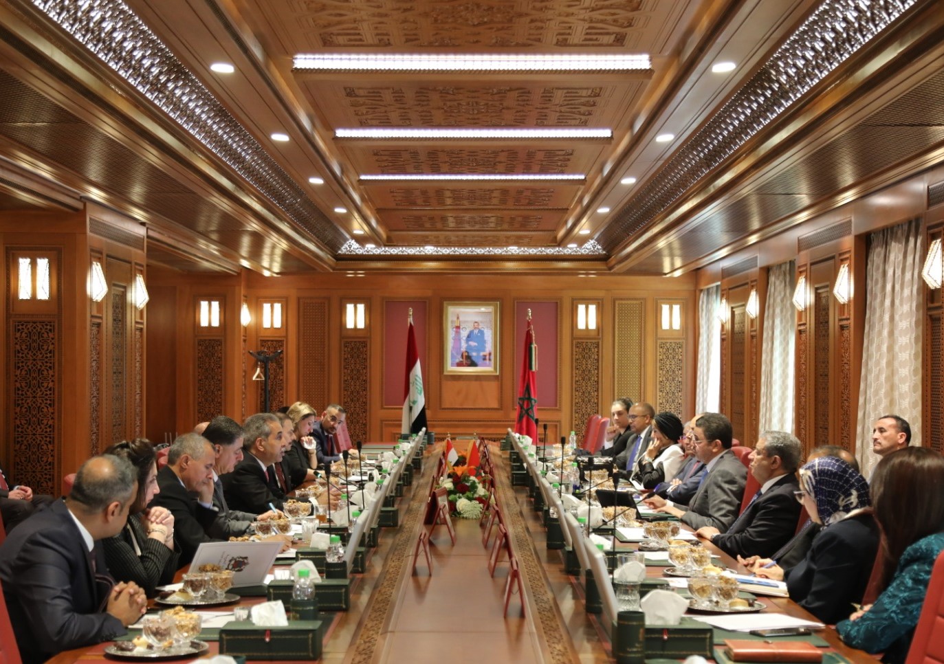  التعاون القضائي يجمع بين محمد عبد النباوي ورئيس مجلس القضاء الأعلى بجمهورية العراق 