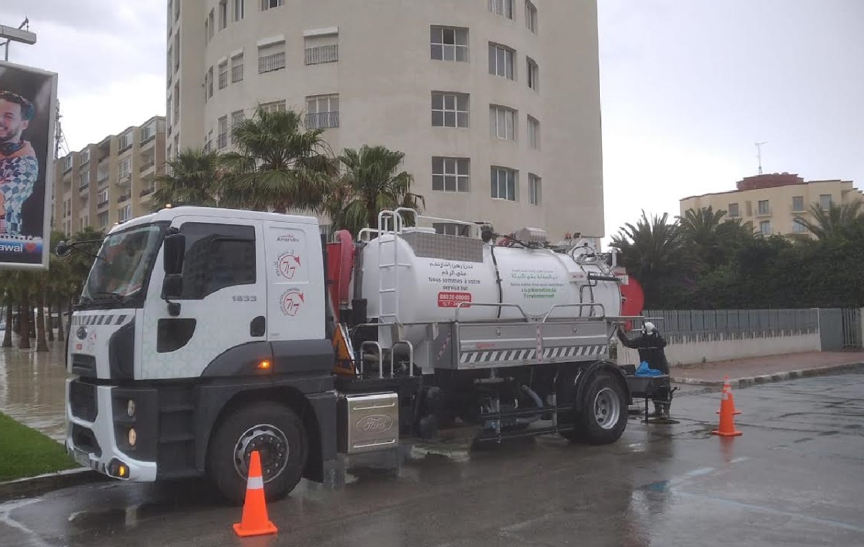 أمانديس تعلن التعبئة للحد من أضرار التساقطات المطرية الاستثنائية بطنجة وتطوان