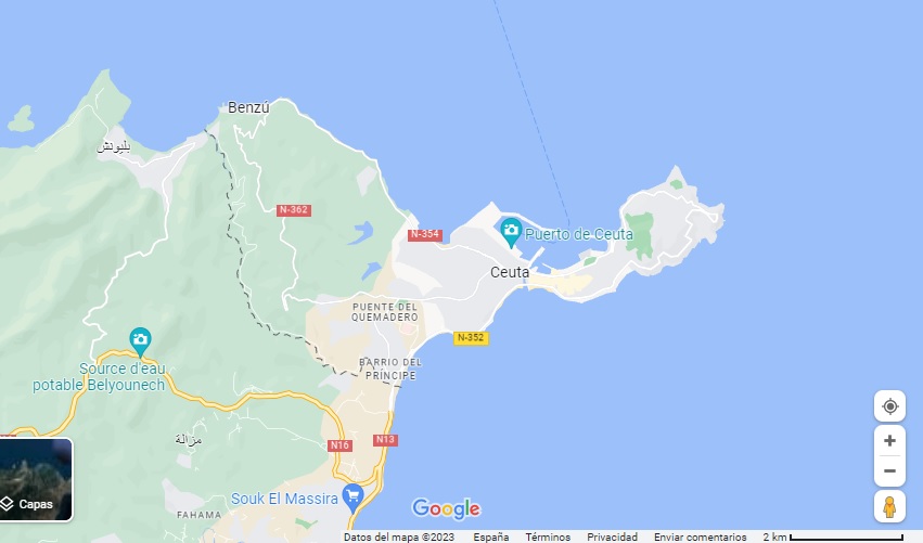 صحيفة إسبانية: شركة "غوغل" الأمريكية لا تعترف بسيادة إسبانيا على سبتة ومليلية في خرائطها