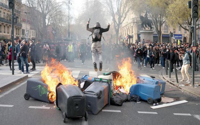 بعد مقتل مقتل قاصر على يد الشرطة.. العنف يجتاح عددا من المدن الفرنسية، واعتقال 150 شخصا