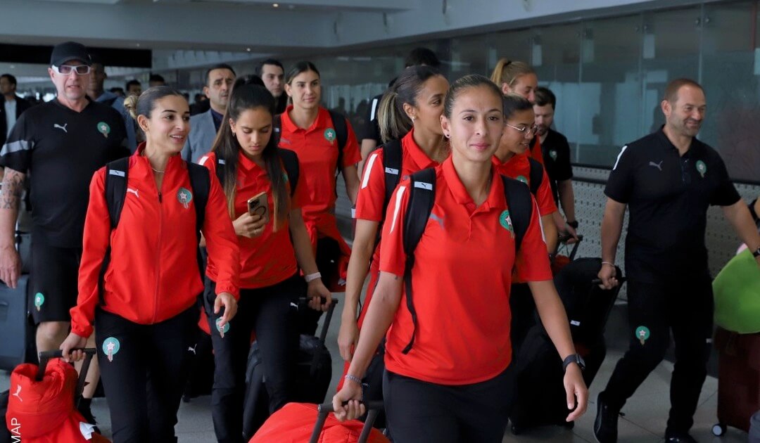  وصول بعثة المنتخب الوطني النسوي إلى أرض الوطن بعد مشاركته في كأس العالم للسيدات 