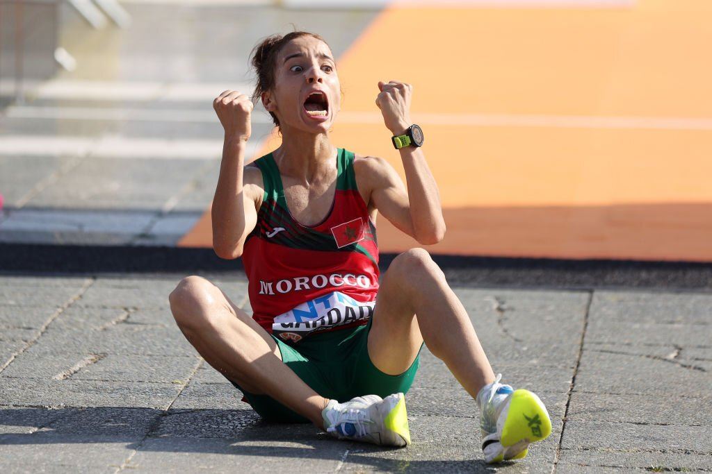  المغربية فاطمة الزهراء كردادي تفوز بالميدالية البرونزية لسباق الماراثون سيدات في بطولة العالم لألعاب القوى 