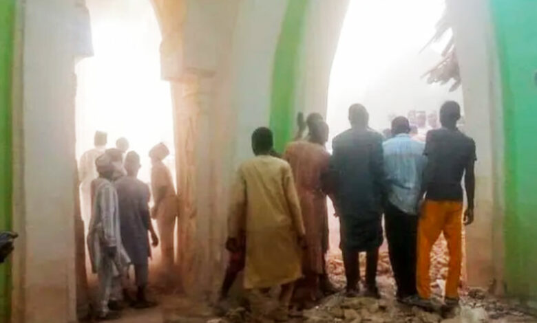 سبعة قتلى على الأقل إثر انهيار مسجد شمال غرب نيجيريا