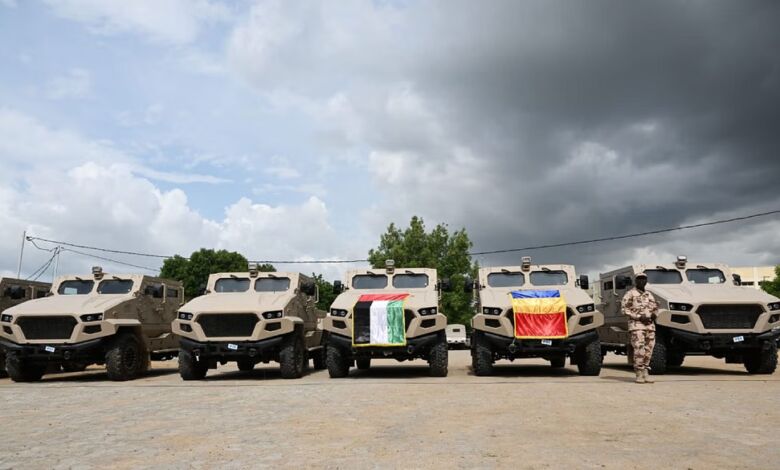  الامارات تمنح تشاد آليات عسكرية ومعدات أمنية "لتعزيز قدراتها" 