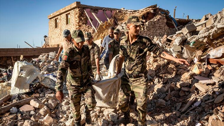 ارتفاع عدد ضحايا زلزال الحوز إلى 2901 وفاة و2884 جريحا