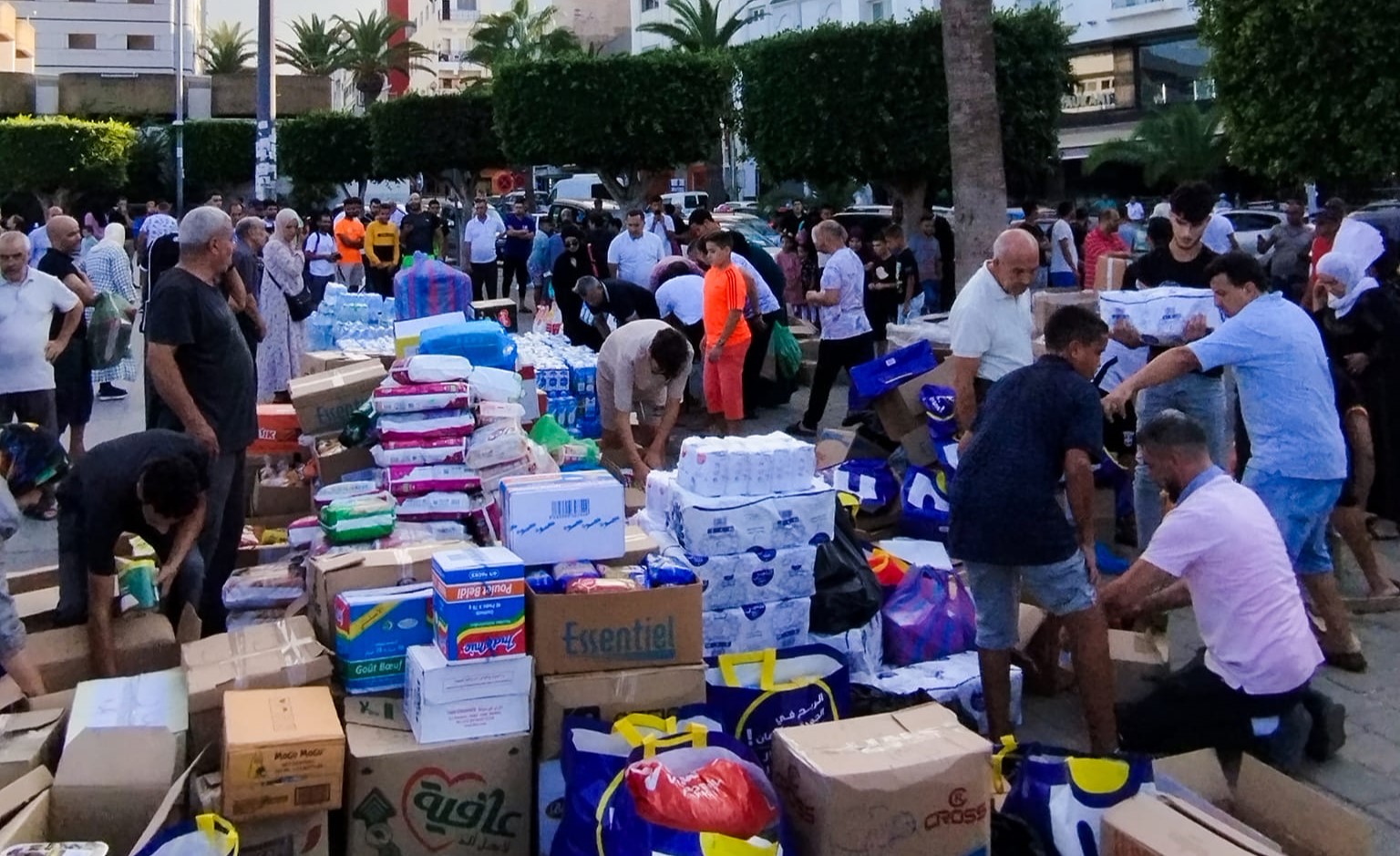 توقيف سائق مركبة بسطات للاشتباه في استيلائه على مواد استهلاكية موجهة لضحايا الزلزال