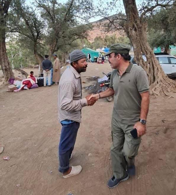 في غياب أخنوش وأعضاء الحكومة.. إلياس العماري يزور المناطق المنكوبة