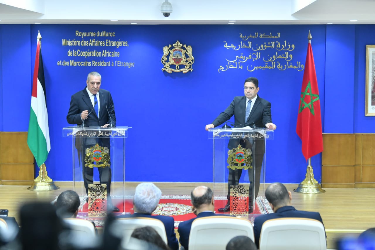 بوريطة: المغرب داعم لحقوق الشعب الفلسطيني في إقامة دولته على حدود 1967، والقدس الشرقية، عاصمة له