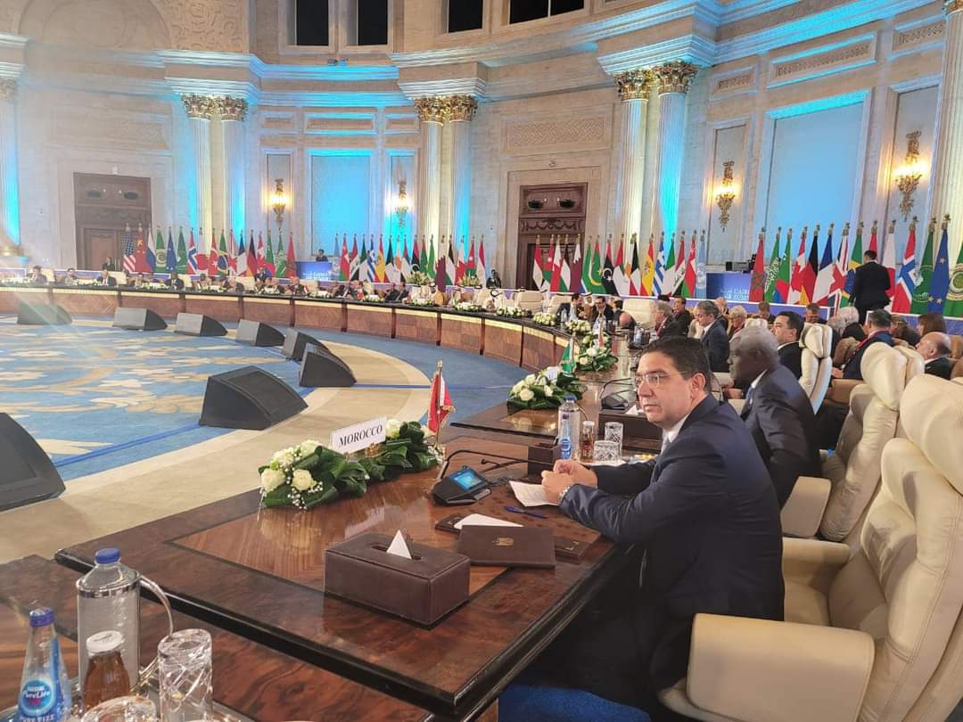 بوريطة في "قمّة السلام" بالقاهرة: ما يحدث في غزة أمر لا يُطاق.. والمغرب يرفض بشكل قاطع تهجير الفلسطينيين عن أرضهم