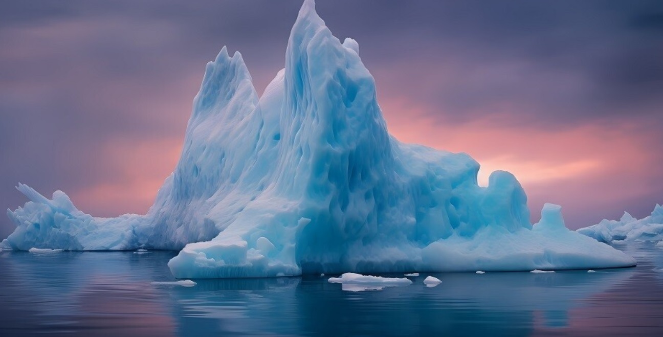 جبل جليدي عملاق ينجرف إلى ما وراء مياه القطب الجنوبي