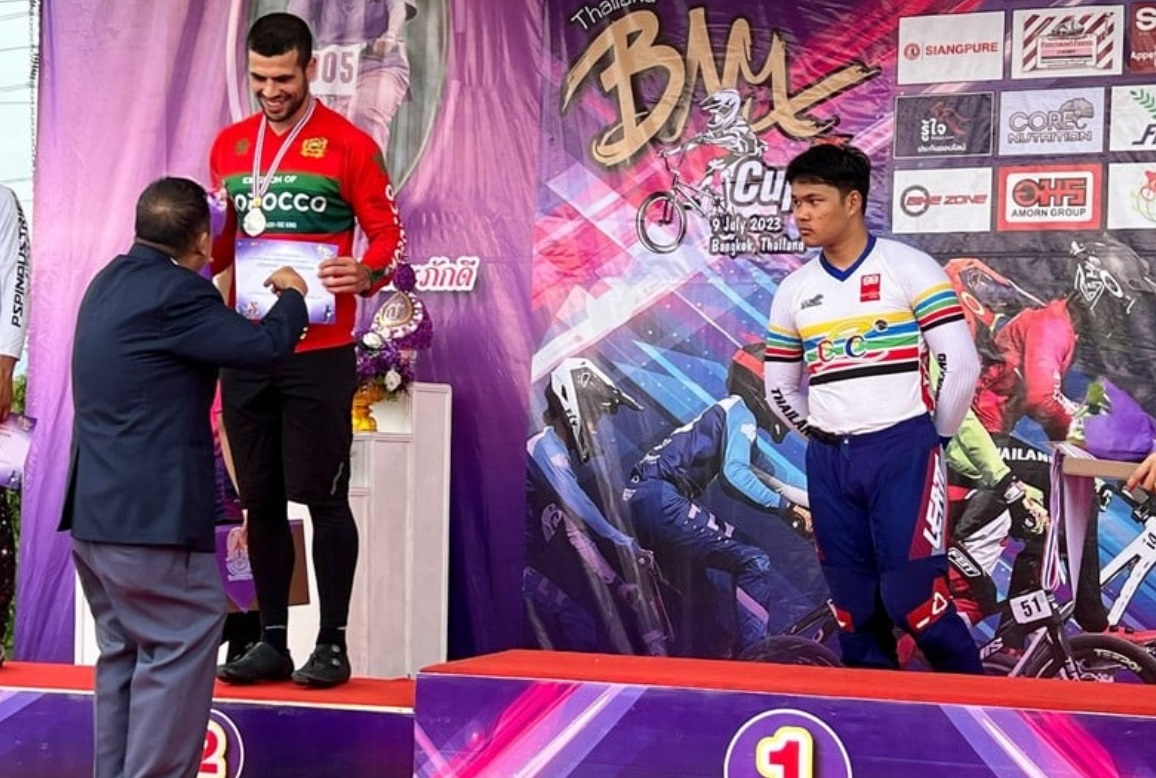 الدراج المغربي نديم لغموشي يتوج بطلا لإفريقيا ويتأهل لأولمبياد باريس 2024