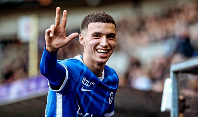 بلال الخنوس يتوج بجائزة أفضل لاعب في بلجيكا من أصول مغاربية