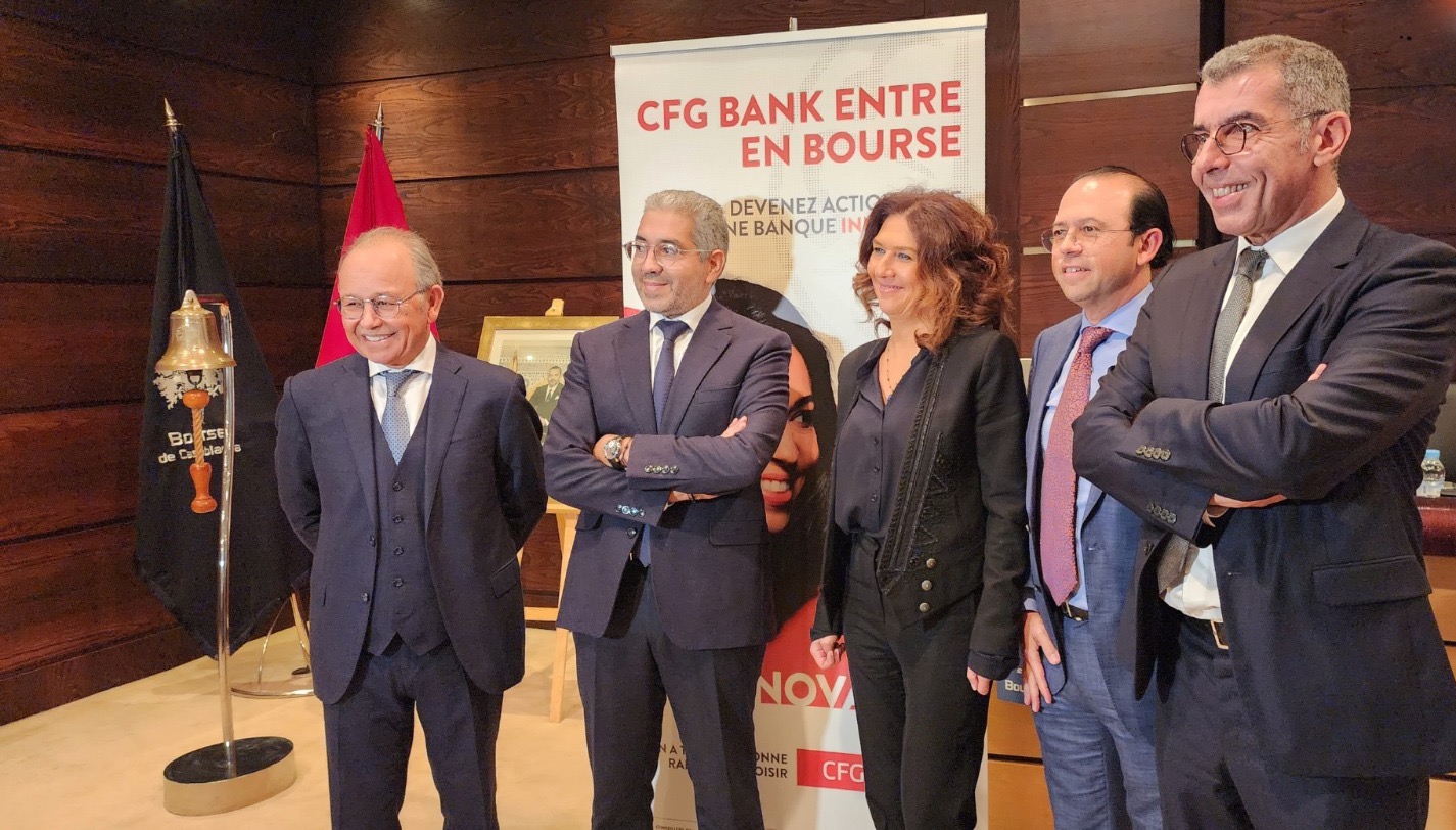 إقبال "مُبهر" على شراء أسهم بنك CFG قبل إداجه الاثنين المقبل في بورصة الدار البيضاء