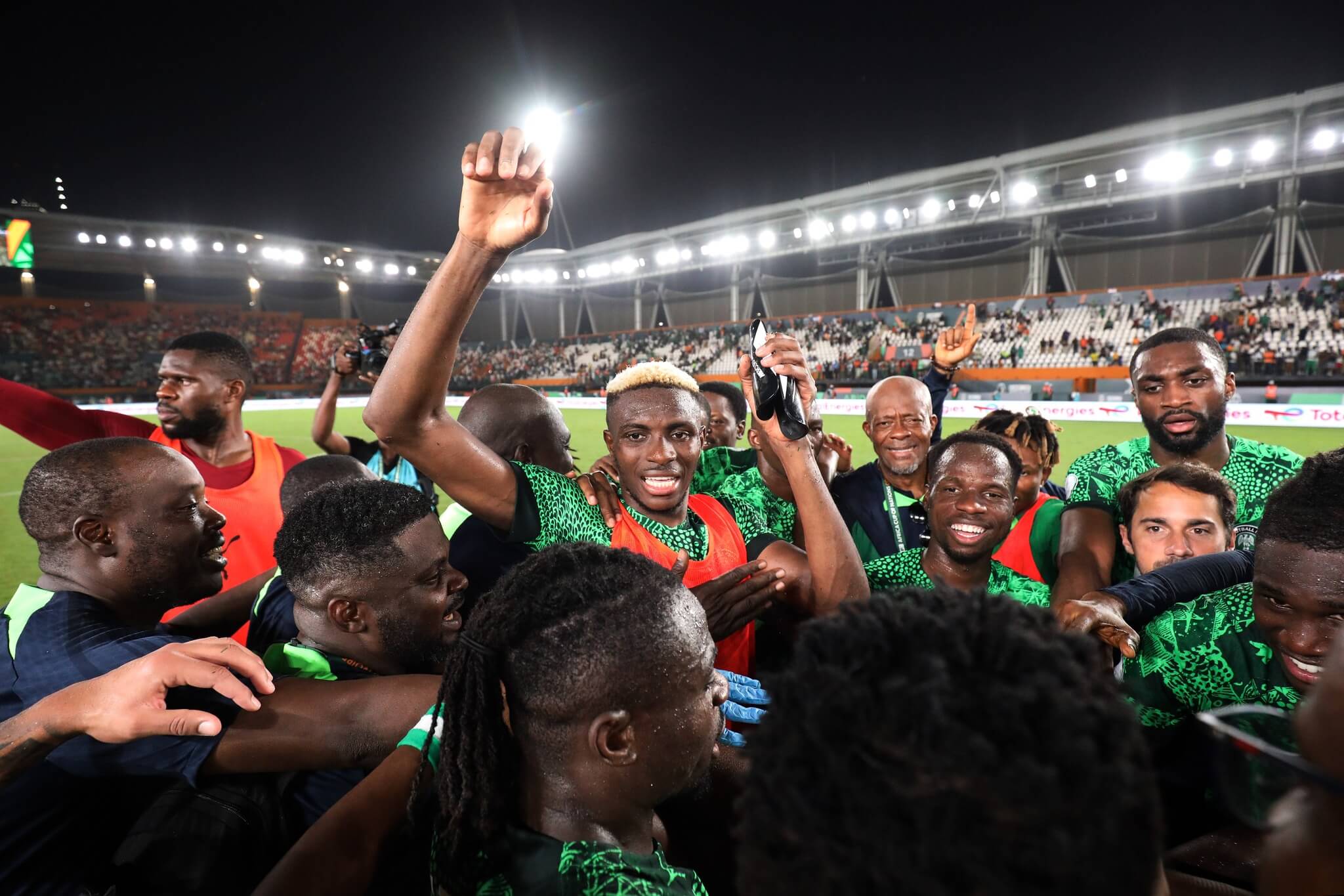  المنتخب النيجيري أول المتأهلين للمربع الذهبي لكأس إفريقيا للأمم بعد فوزه على نظيره الأنغولي 