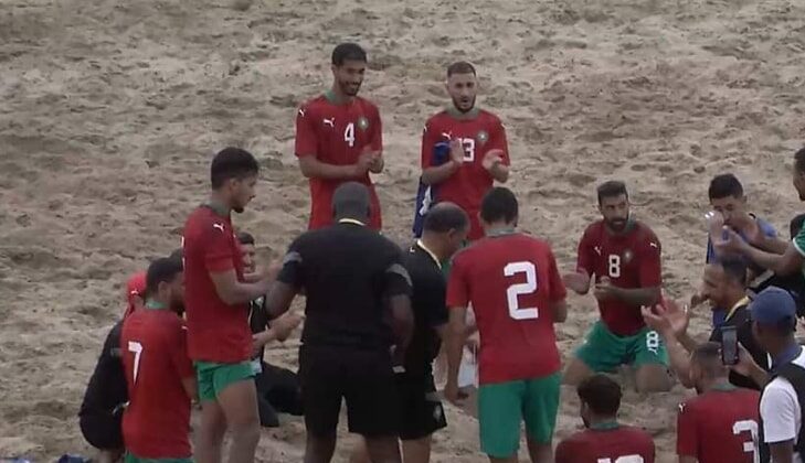 المنتخب المغربي لكرة القدم الشاطئية يتأهل لنهائي الدوري الدولي الودي كوسافا بعد فوزه على نظيره لمالاوي