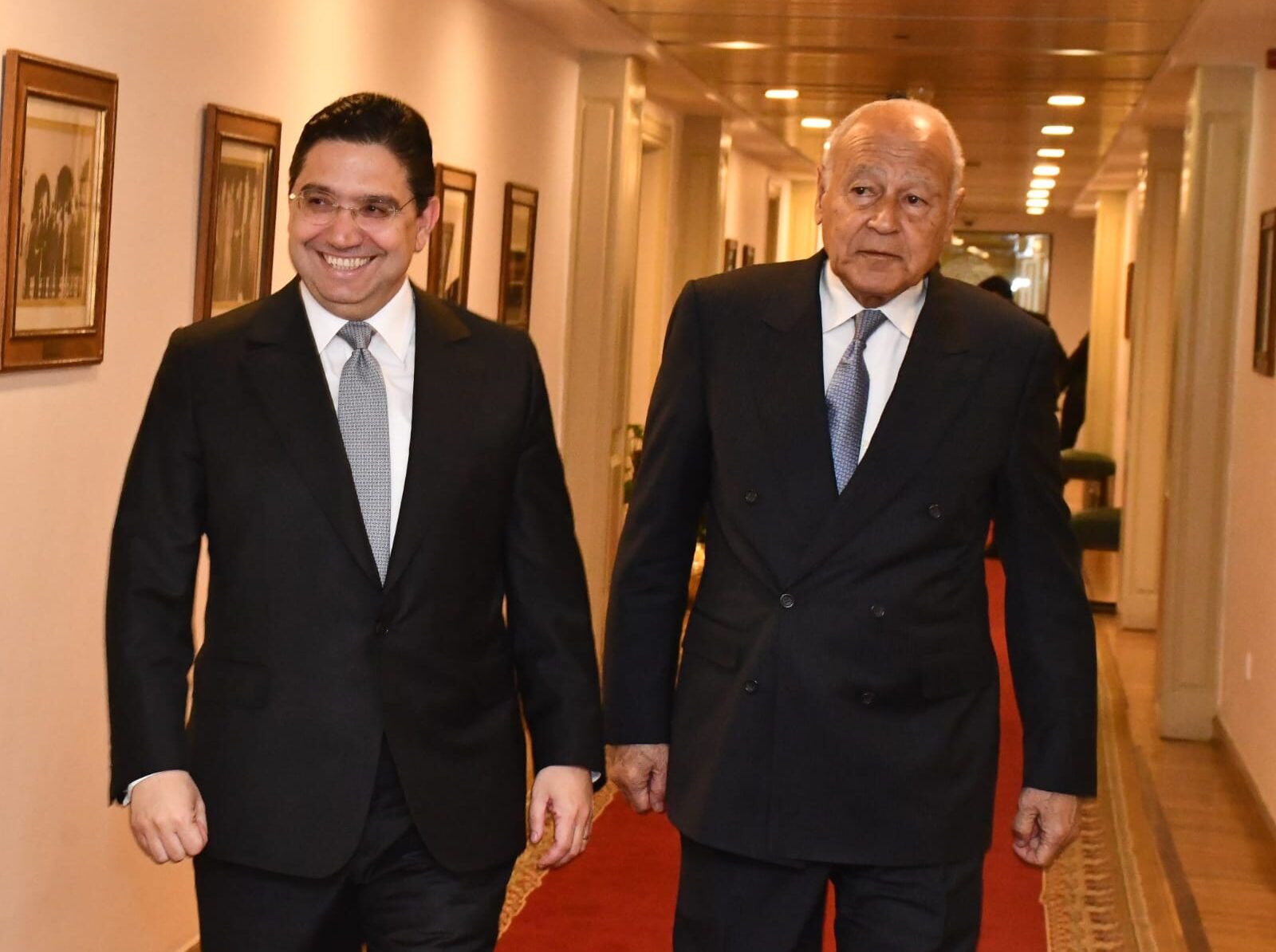 بوريطة يتباحث مع الأمين العام للجامعة العربية ووزراء خارجية مصر وموريتانيا والإمارات