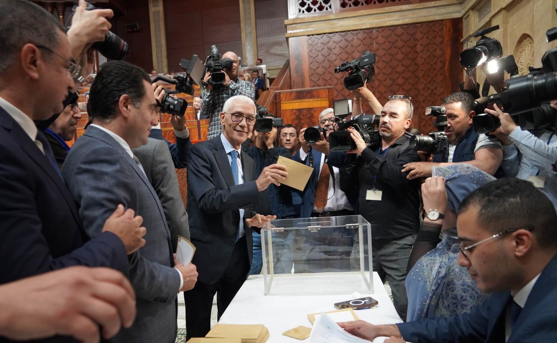  إعادة انتخاب راشيد الطالبي العلمي رئيسا لمجلس النواب 