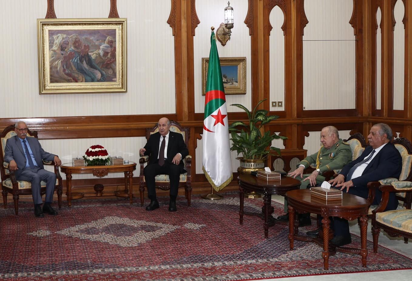 في لقاء "شبه عسكري".. تبون يستقبل زعيم البوليساريو يوم انعقاد جلسة بمجلس الأمن حول الصحراء المغربية