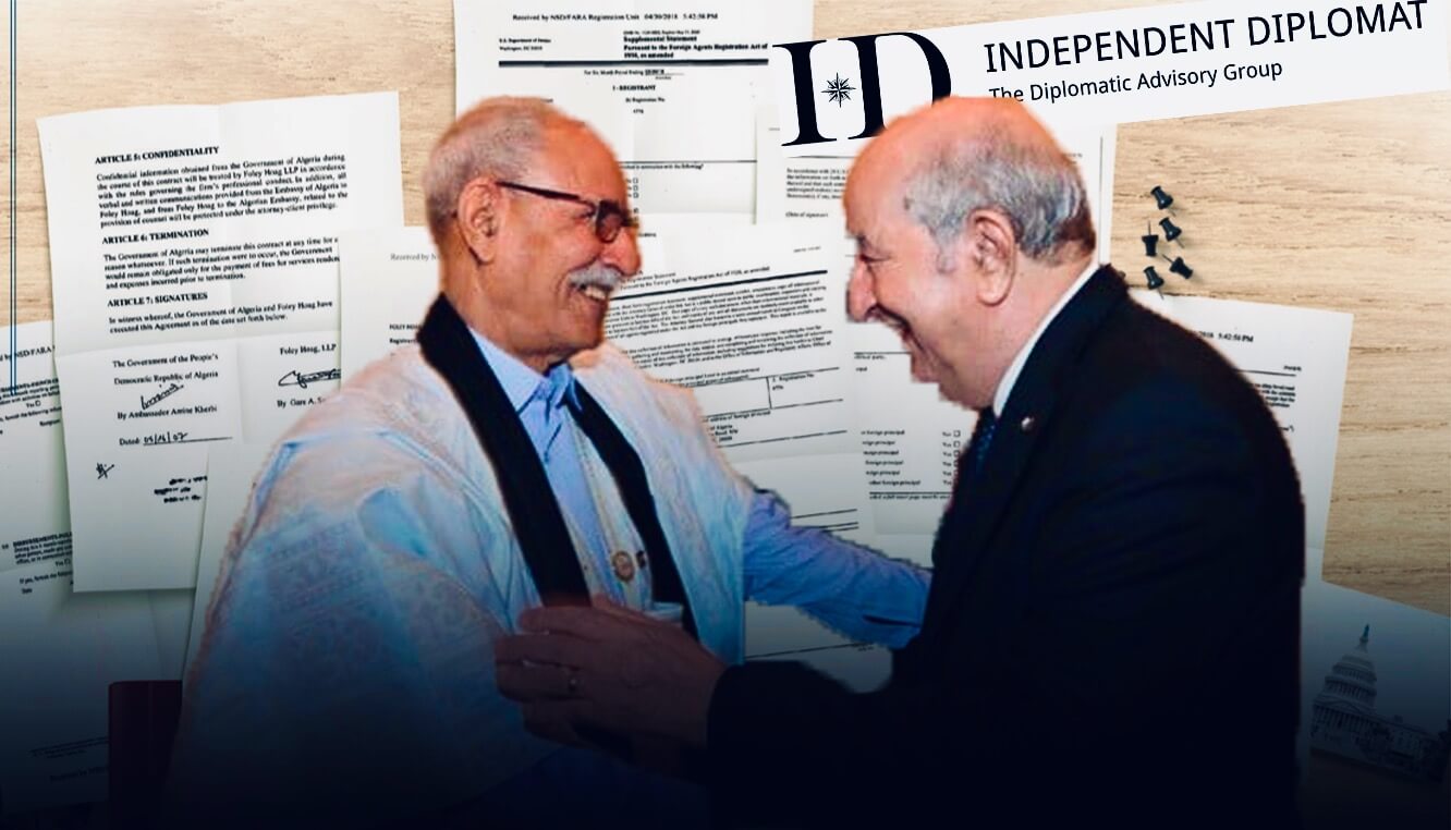  بأموال جزائرية.. منظمة أمريكية تدعي أنها غير ربحية تتقاضى 480 ألف دولار من "البوليساريو" للدفاع عن أطروحتها الانفصالية 