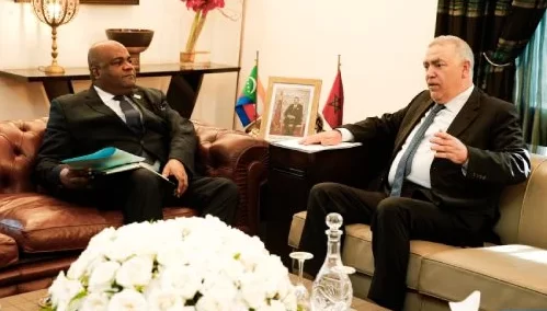 وزير الداخلية يعقد جلسة عمل مع نظيره القمري