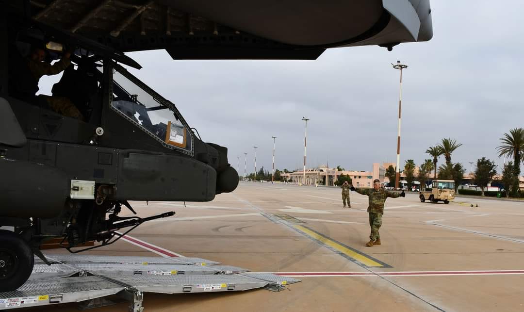 بعد مُشاركتها في تمرين "الأسد الأفريقي".. المغرب يتسلّم أول دفعة من مروحيات "أباتشي" شهر شتنبر المقبل بمعرض مراكش الجوي 2024