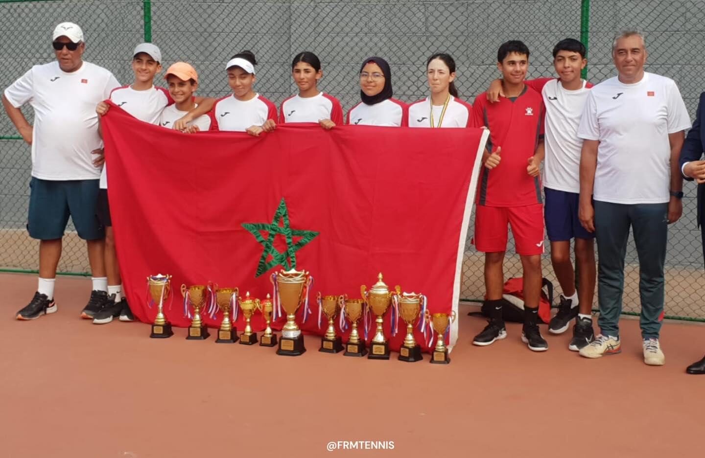  المغرب يتوج بطلا لإفريقيا للتنس لأقل من 14 سنة ذكورا وإناثا ويتأهل لبطولة العالم 
