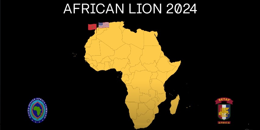  الجيش الأمريكي ينشر خريطة المغرب الكاملة استعدادا لإجراء مناورات "الأسد الإفريقي" في الصحراء إلى جانب نظيره المغربي 