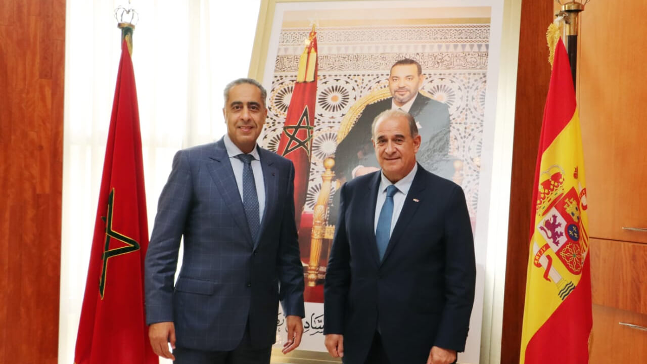 المدير العام للأمن الوطني ومراقبة التراب الوطني عبد اللطيف حموشي يتباحث مع المدير العام للشرطة الإسبانية