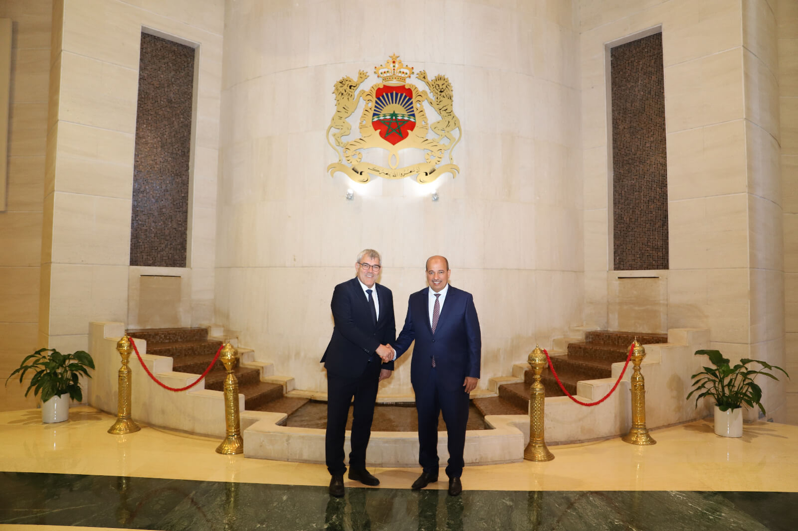  رئيس مجلس المستشارين يجري مباحثات مع رئيس المجلس الوطني السويسري 