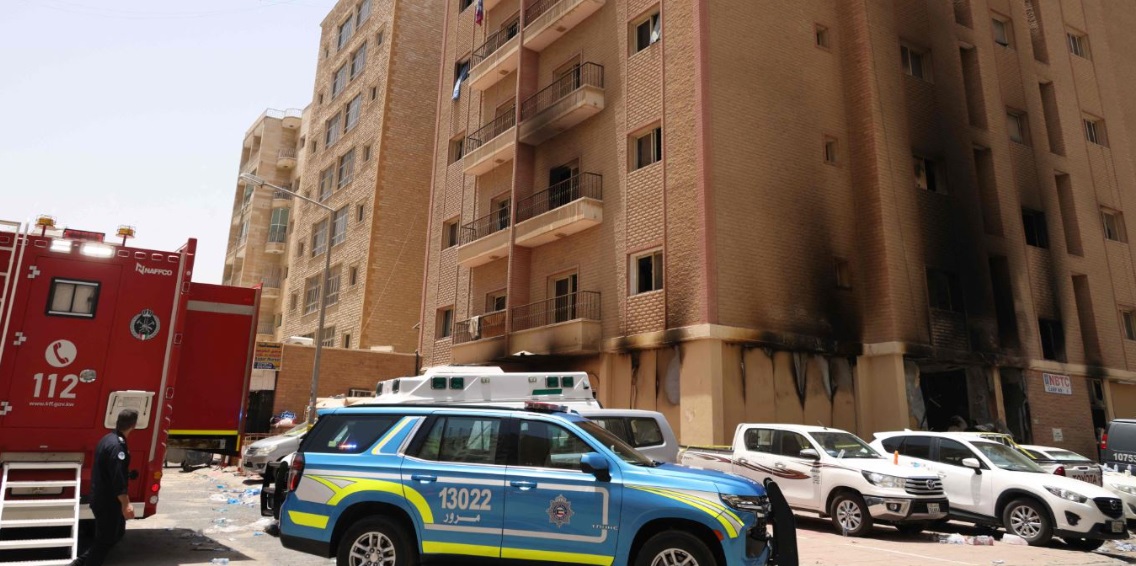  ارتفاع حصيلة حريق الكويت إلى 49 قتيلا 