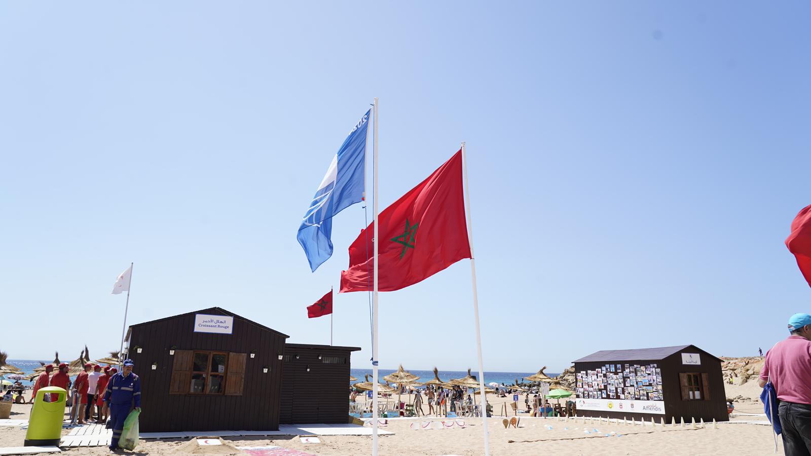 للسنة الـ12 على التوالي.. أمانديس طنجة تنجح في الحصول على "اللواء الأزرق" لشاطئ با قاسم