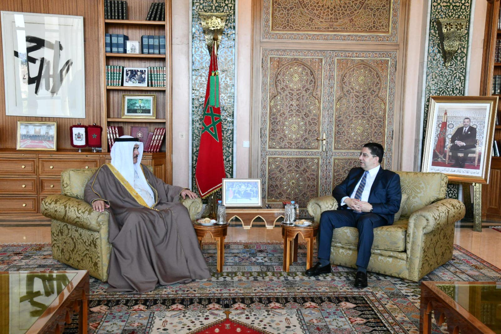 أشادا بالعلاقات الأخوية بين البلدين.. بوريطة يستقبل رئيس مجلس النواب البحريني