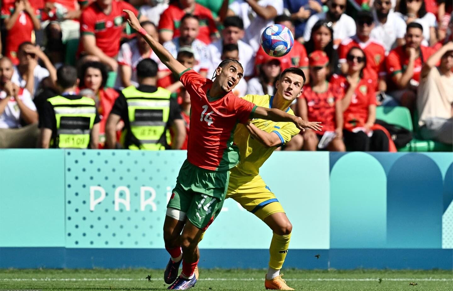  المنتخب المغربي ينهزم بهدف قاتل من المنتخب الأوكراني في أولمبياد باريس 2024 