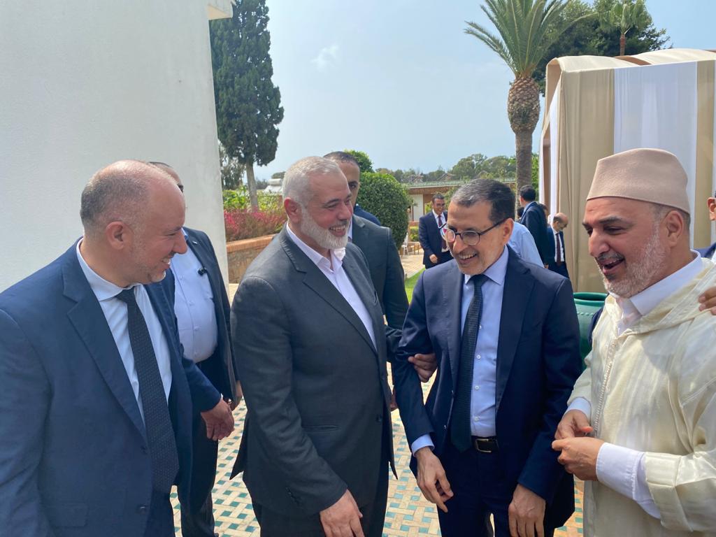 شخصيات مغربية تندد باغتيال إسماعيل هنية وتنظم وقفة احتجاجية أمام البرلمان