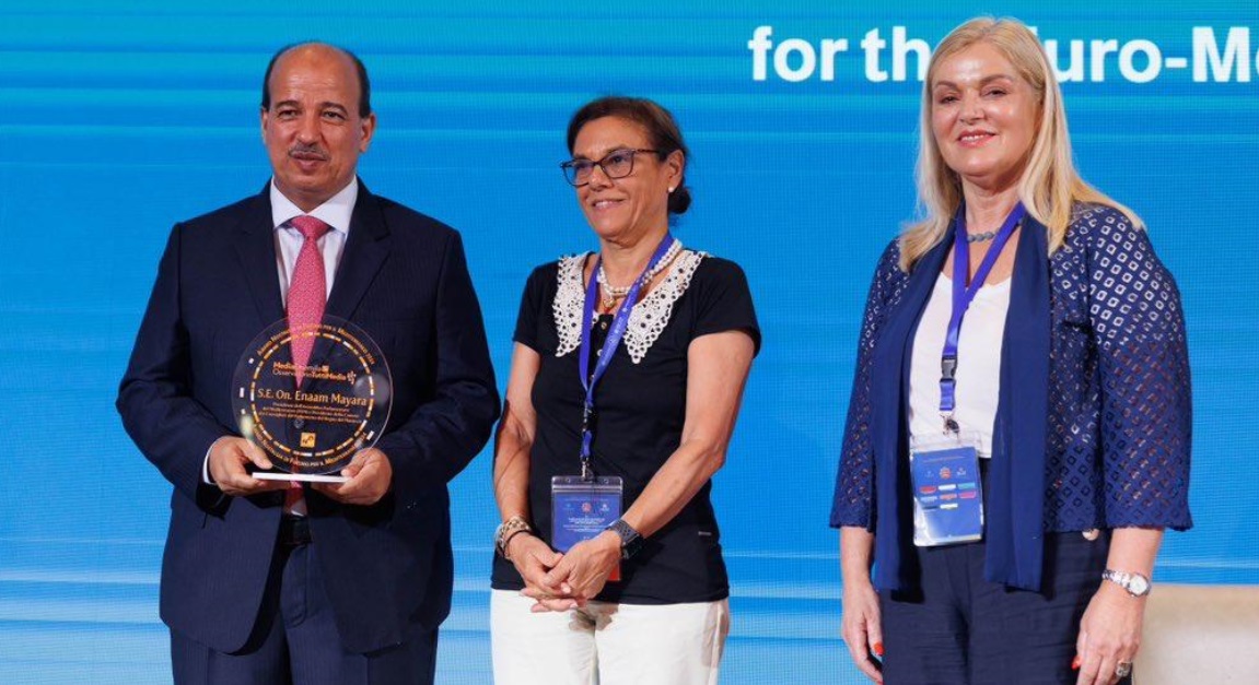  ميارة يتوج بجائزة Nostalgia di Futuro 2024 خلال المنتدى البرلماني الاقتصادي للمنطقة الأورومتوسطية والخليج 