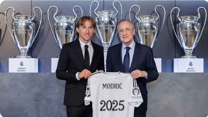 مودريتش يمدد عقده مع ريال مدريد حتى يونيو 2025
