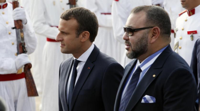 الملك محمد السادس يهنئ الرئيس الفرنسي بمناسبة احتفال بلاده بالعيد الوطني