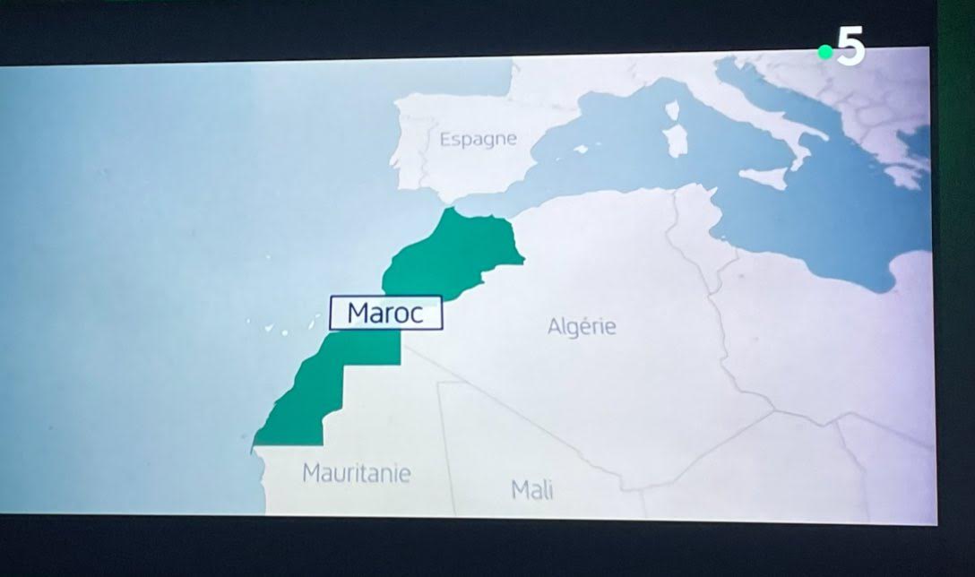 الخريطة الكاملة للمملكة على قناة عمومية فرنسية.. هل بدأ ماكرون في تنزيل دعم الصريح لمغربية الصحراء عبر وسائل الإعلام؟