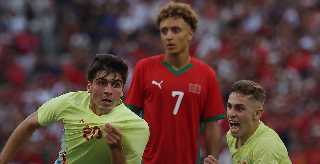 إسبانيا تفوز على المغرب وتوقف مشواره عند نصف النهائي ضمن فعاليات كرة القدم في الألعاب الأولمبية