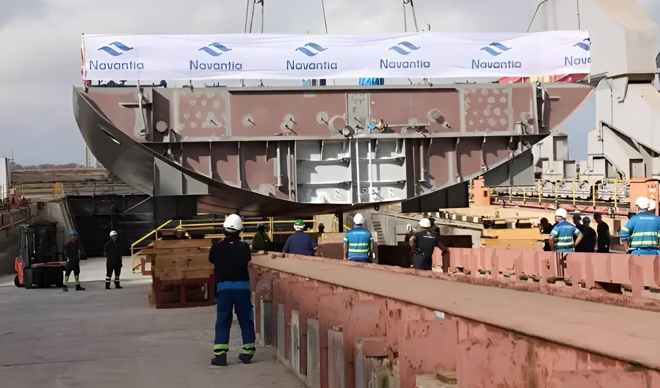  إسبانيا تكشف للمغرب آخر تطورات عملية صناعة سفينة حربية لفائدة القوات البحرية الملكية 