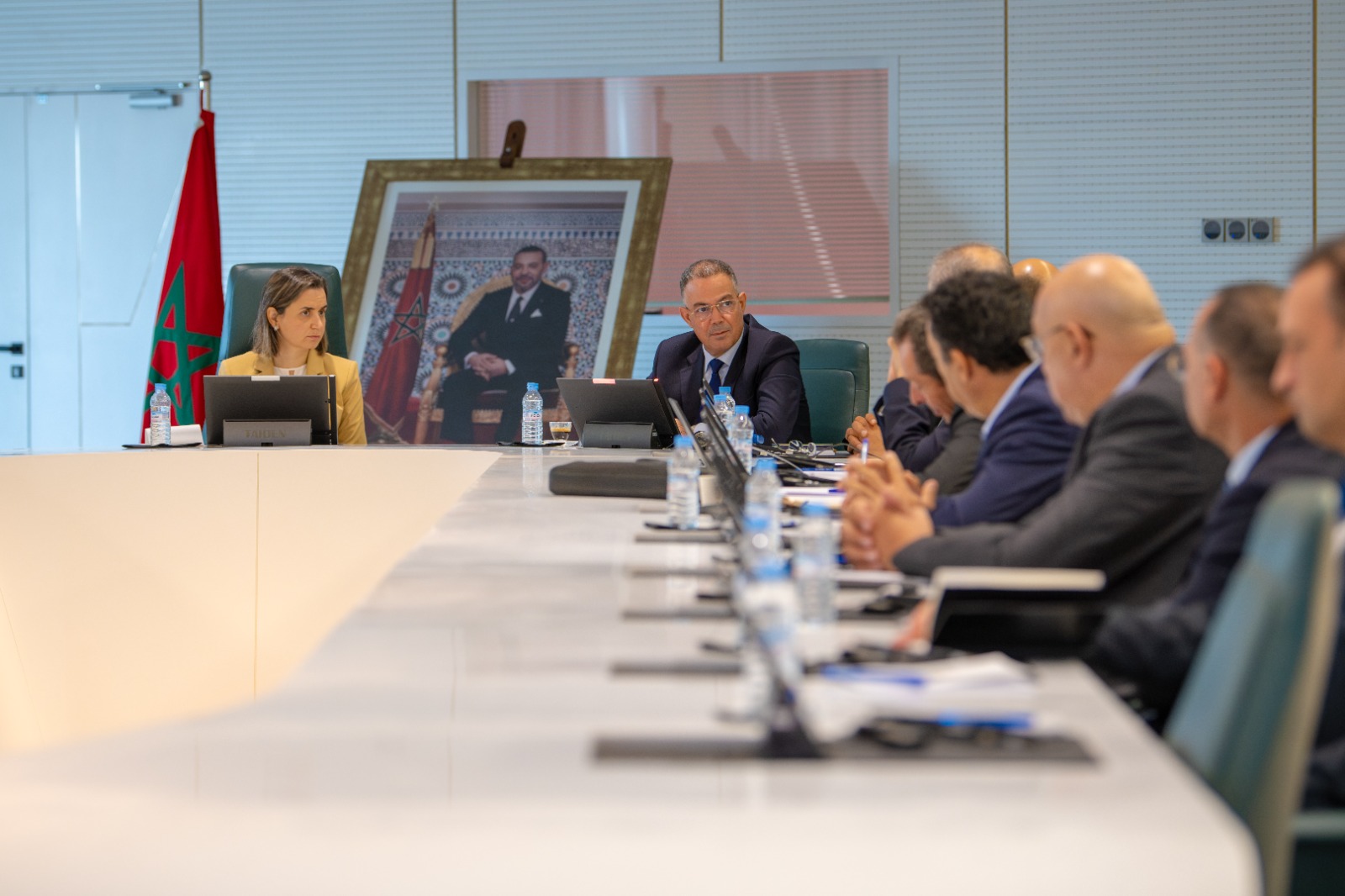 مزور ولقجع يجتمعان حول برنامج التحول الرقمي لجامعة الكرة