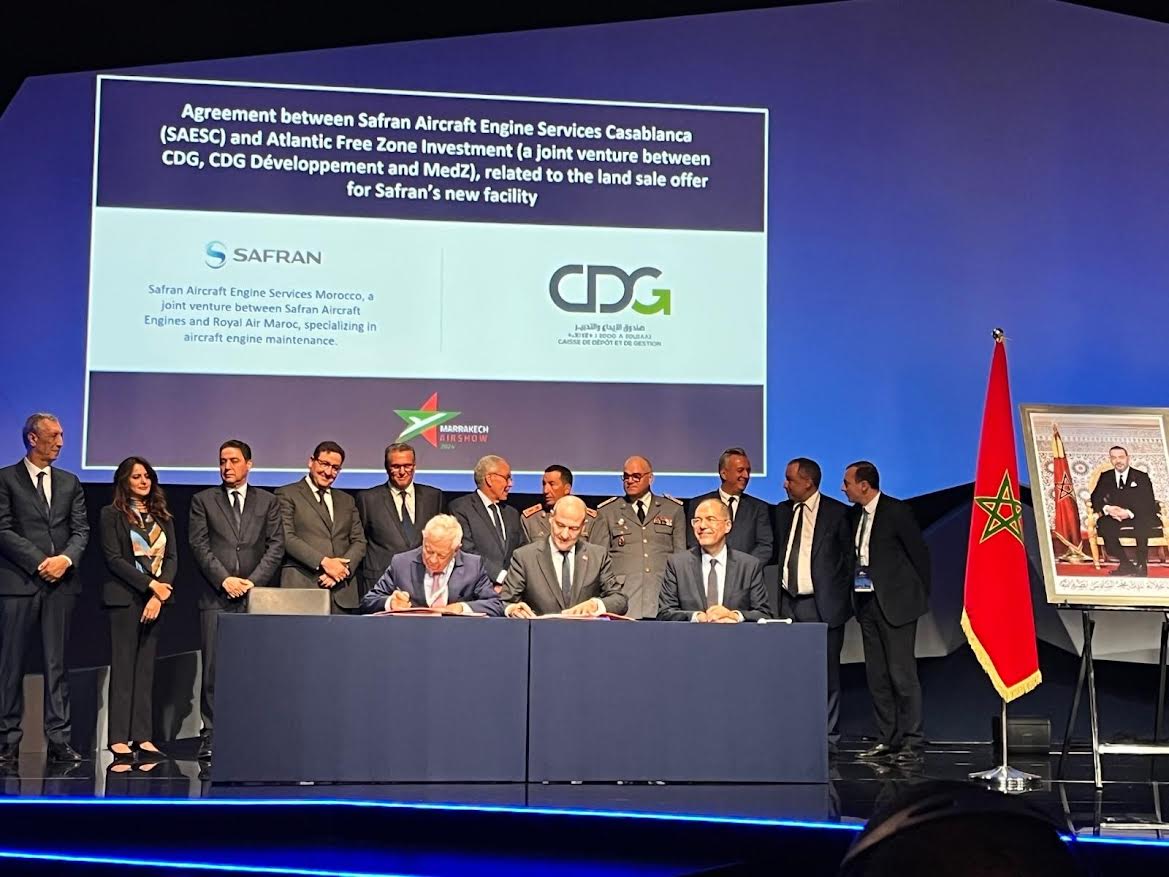 شركة "Safran" الفرنسية تُبرم اتفاقيات لإنشاء مركز صيانة بالمغرب متخصص في محركات LEAP للطائرات التجارية