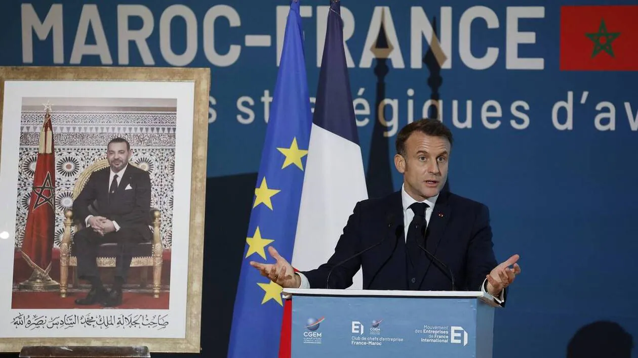 ماكرون: الاستثمارات العمومية الفرنسية ستستمر بالمغرب بما يشمل الصحراء.. ونسعى لتطوير شراكة اقتصادية عادلة مع المملكة