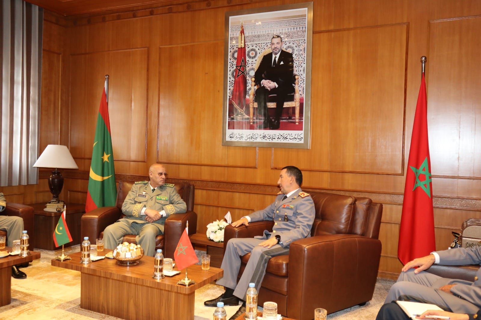 لقاء بين كبار قيادات الجيش في المغرب وموريتانيا لتدارس أمن الحدود والأنشطة الغير المشروعة ومواجهة التحديات المشتركة