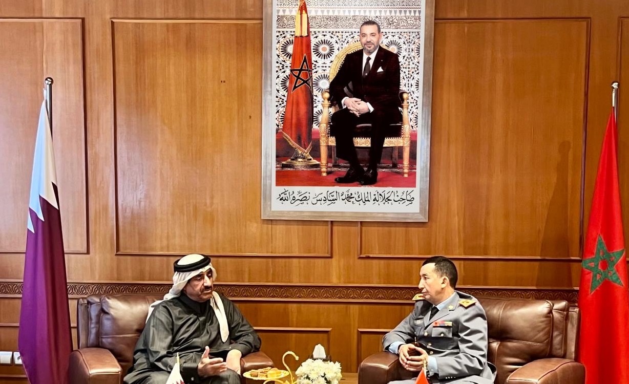  بريظ يستقبل مستشار أمير دولة قطر لشؤون الدفاع 