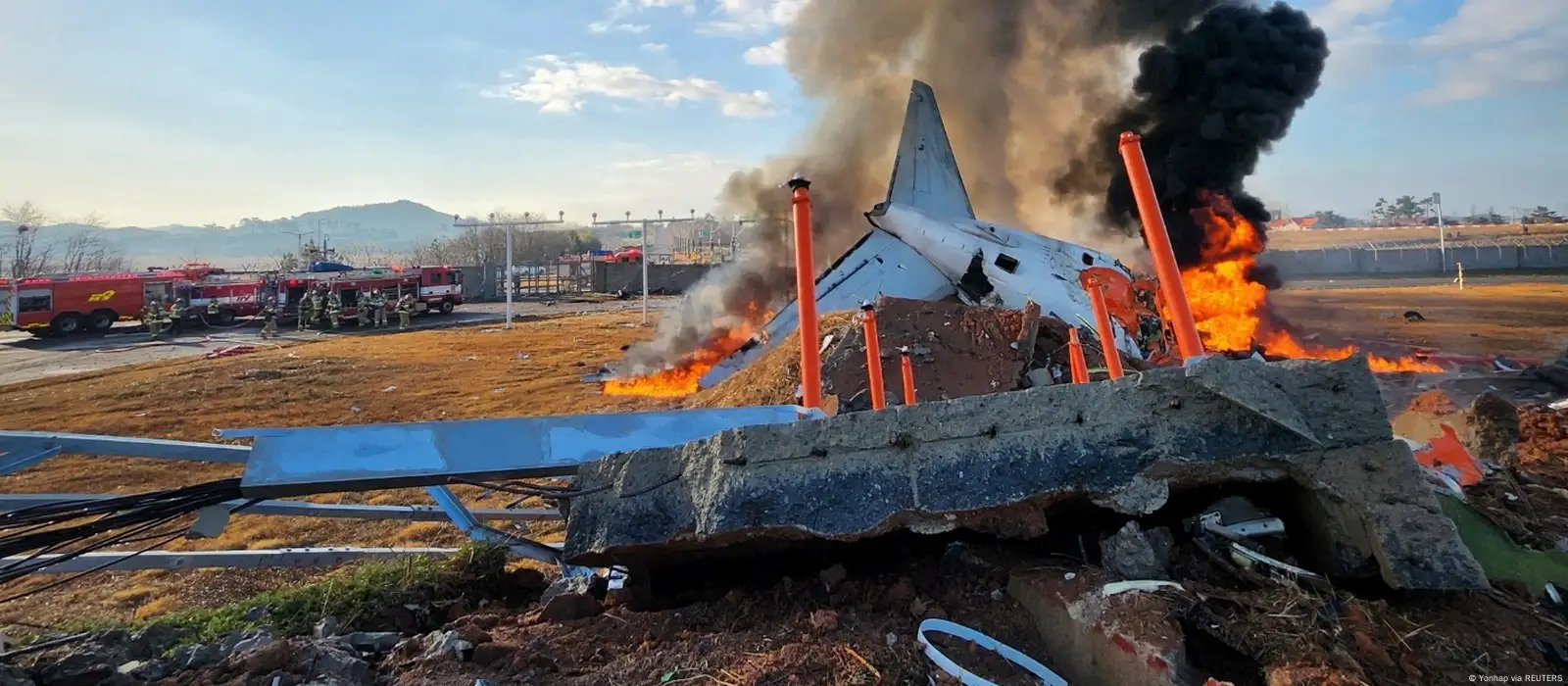  مصرع 120 شخصًا على الأقل في تحطُّم طائرة ركاب أثناء هبوطها في مطار بكوريا الجنوبية 